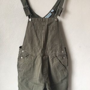 Marsh Landing Olive Overall Shorts